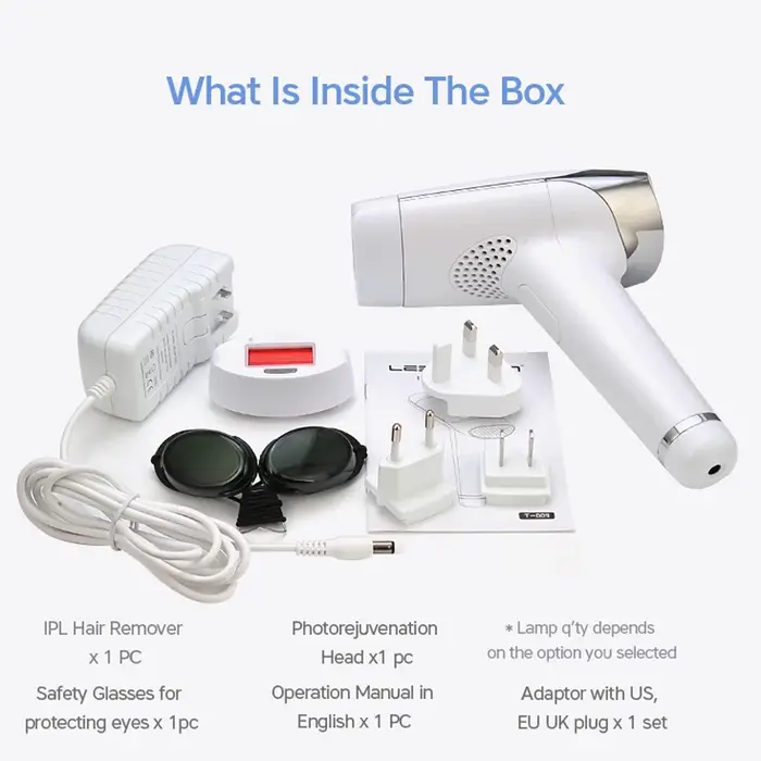 LESCOLTON - Epilateur laser 2-en-1 pour une épilation permanente