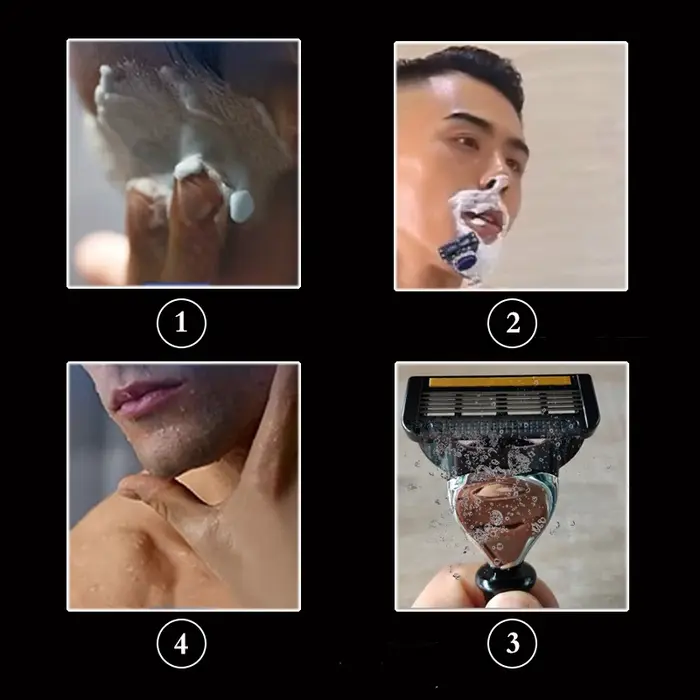 Rasoir Titan à 5 Lames, Rasoir pour Hommes, Produits de Rasage pour Hommes