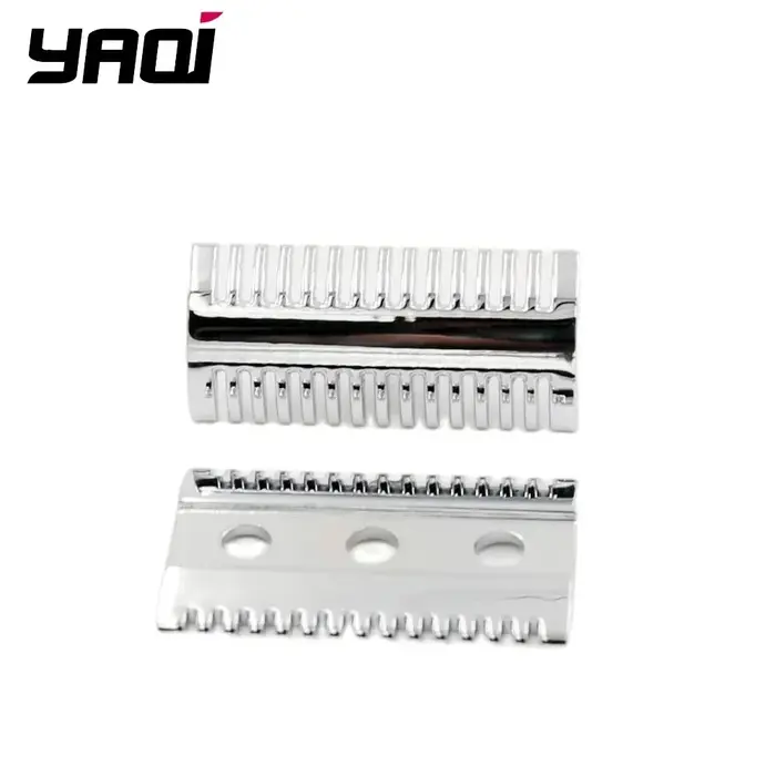 Tête de rasoir de sécurité pour hommes Yaqi Chrome Mellon pour raser les rasoirs