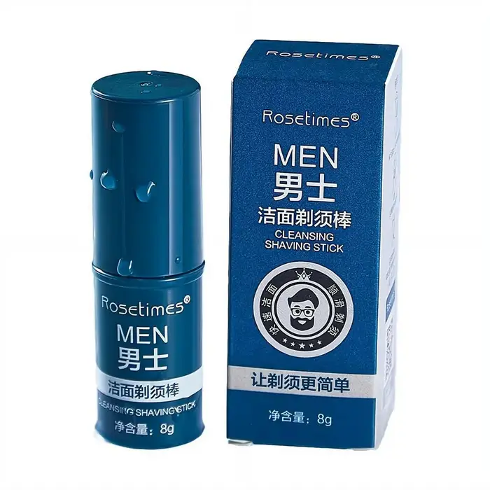 Crème à raser pour homme, 1 pièce, adoucit la barbe, douce, non irritante, nettoie la barbe de près,