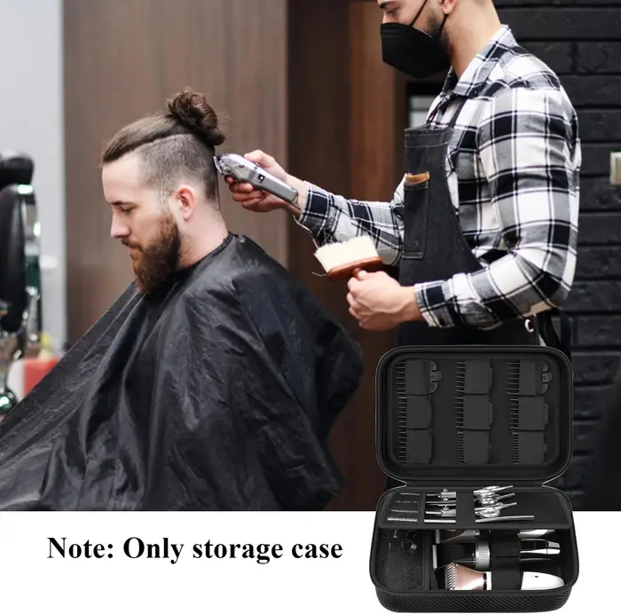 Sac d'accessoires de barbier pour tondeuses et fournitures