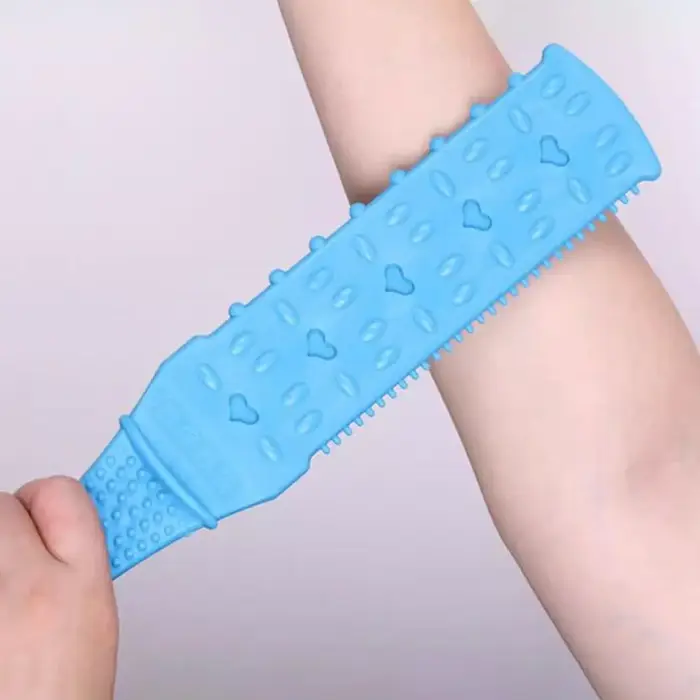 Bâton de Massage masseur corporel plaque à gratter étendu Portable battement