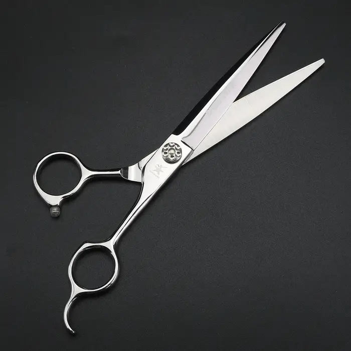 XUANFENG – ciseaux de coupe de cheveux argentés de 7 pouces, ciseaux de salon japonais 440C