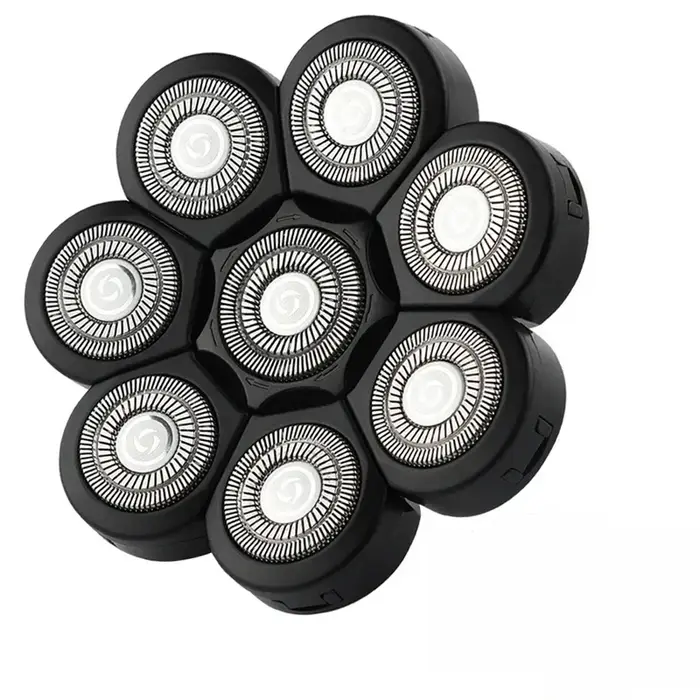 Tête de rasoir de rechange, tête de rasoir flottante, lavable, électrique 8D, Kit de tondeuse à chev