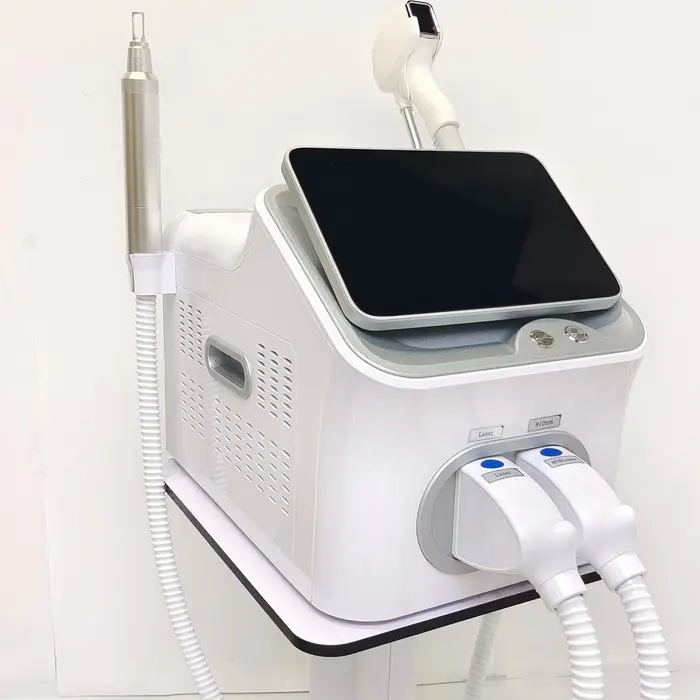 Système d'épilation au laser diode 808 nm et d'élimination des tatouages par picoseconde Soprano Titanium Ice Platinum 2-en-1 pour salons