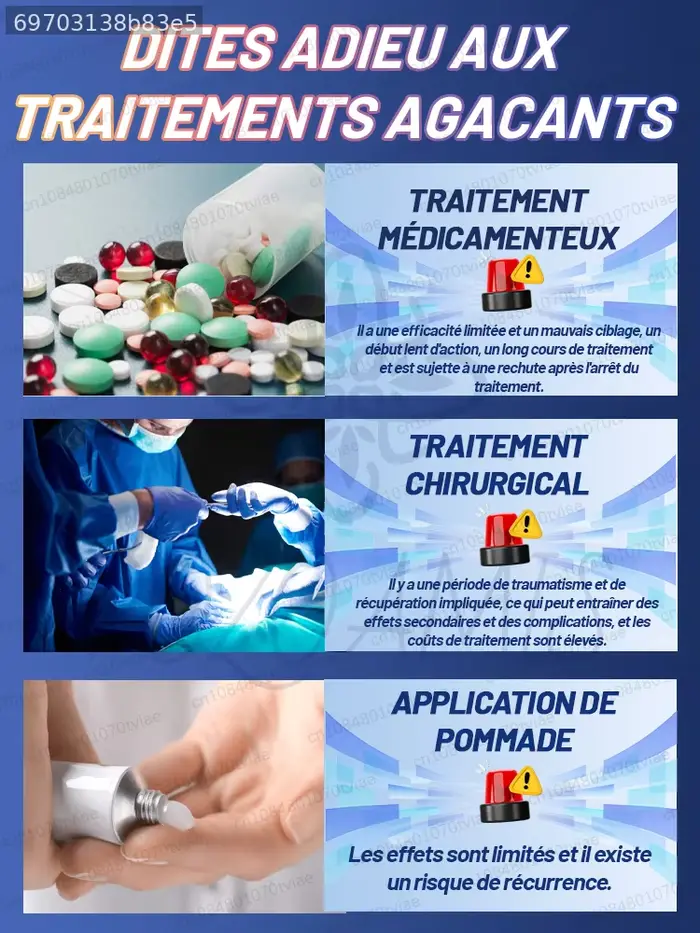 Traitement au laser offrant un soulagement rapide sans perturber votre vie quotidienne.
