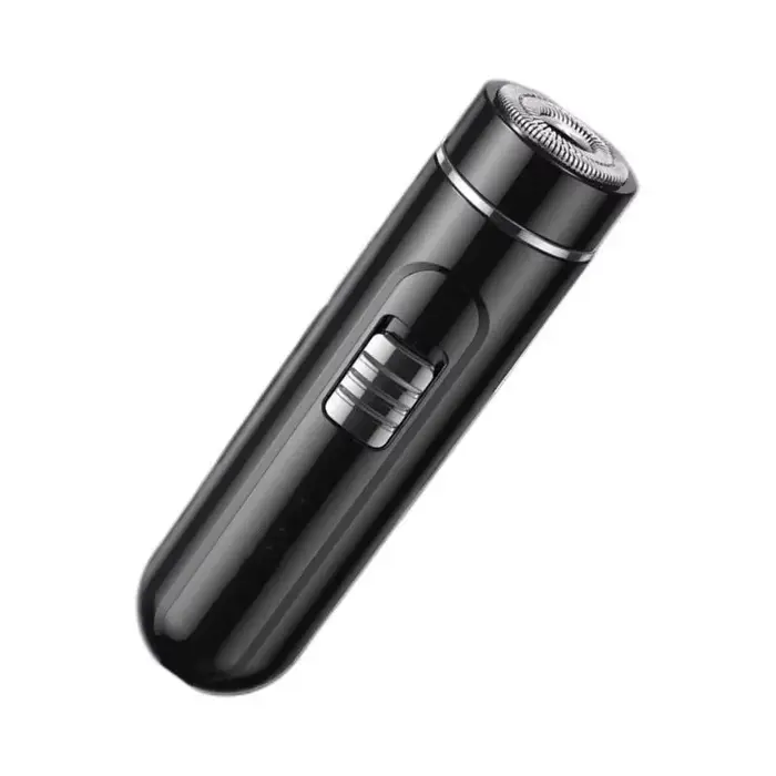 Rasoir électrique compact pour homme, aste par USB, support et séchage, utilisation facile à un bout