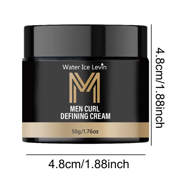 Crème définissante pour boucles Water Ice Levin pour hommes