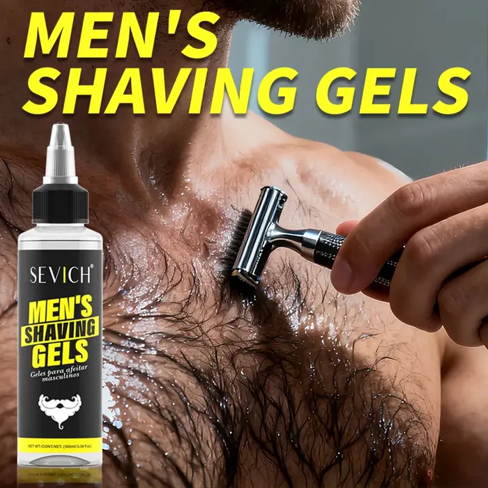Crème à raser pour hommes Non irritante adoucir les favoris barbe Gel à raser Cologne hydratante apr