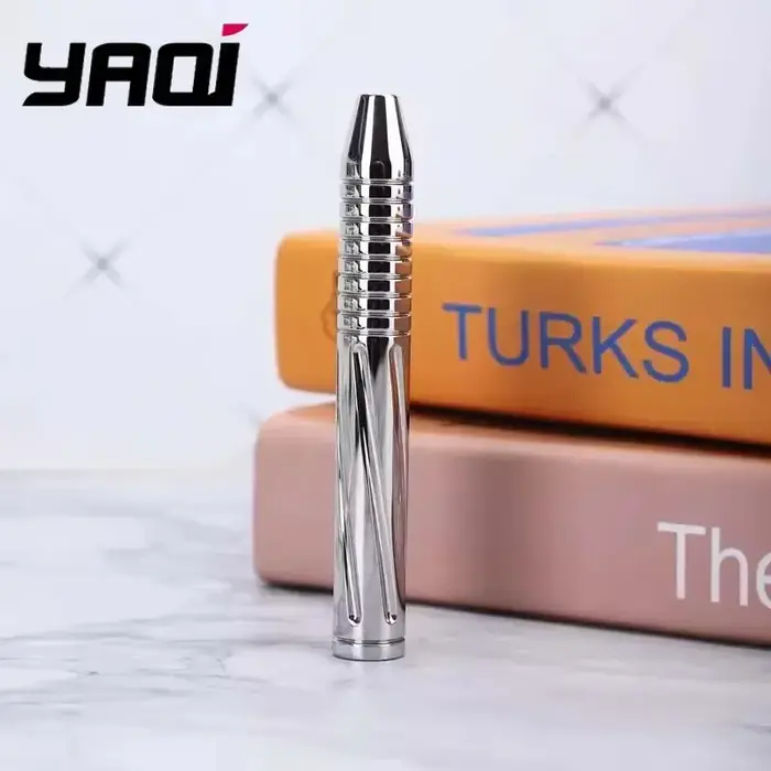 Nouveauté 2026 ! Rasoir de sécurité YAQI BULLET en acier inoxydable poli et laiton pour homme