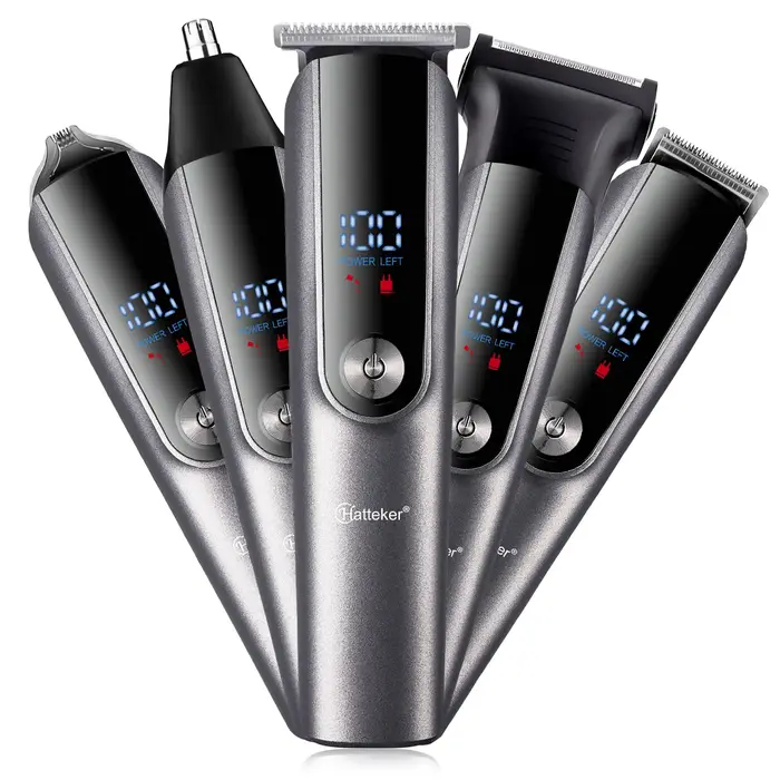 Rasoir électrique professionnel pour hommes, rasoir portable à 3 lames avec poignée ergonomique, per