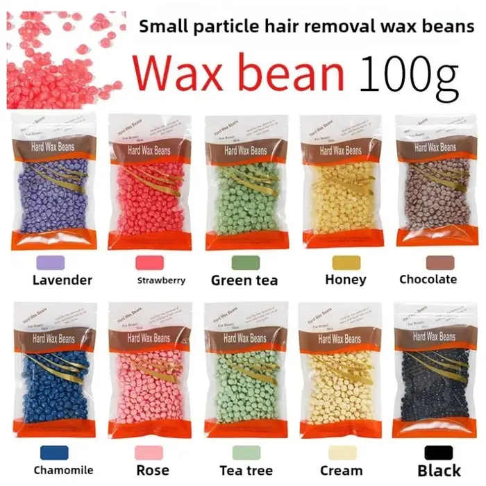 1 pièce/paquet – Perles de cire dure très vendues, particules de cire solide pour épilation, 100g – 