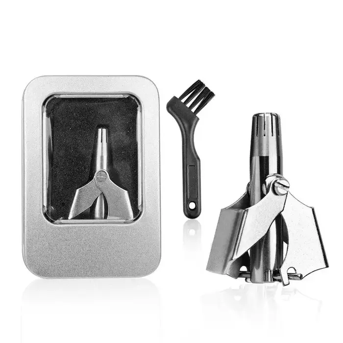 Tondeuse manuelle portable en acier inoxydable pour hommes