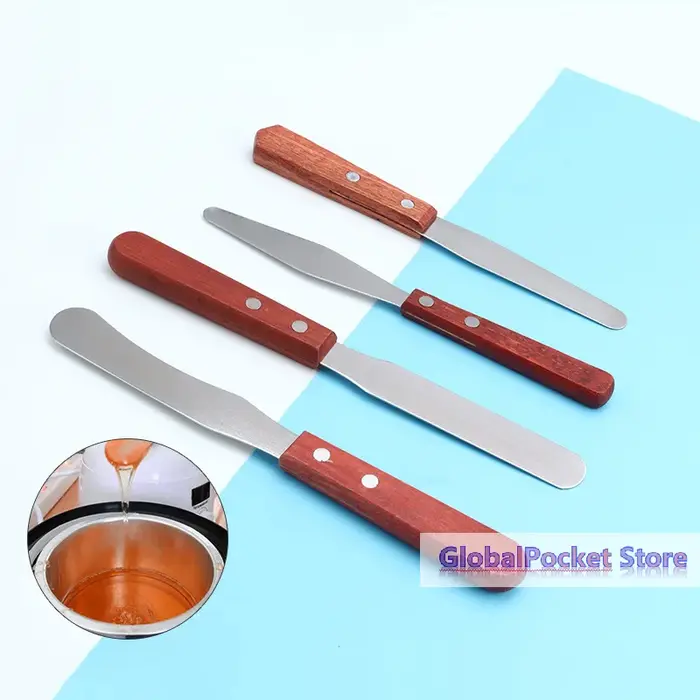 Spatules en acier inoxydable [TG823] pour l'épilation