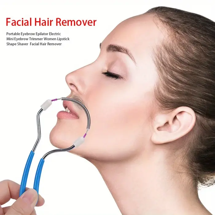 Épilateur Facial à rouleau à ressort indolore