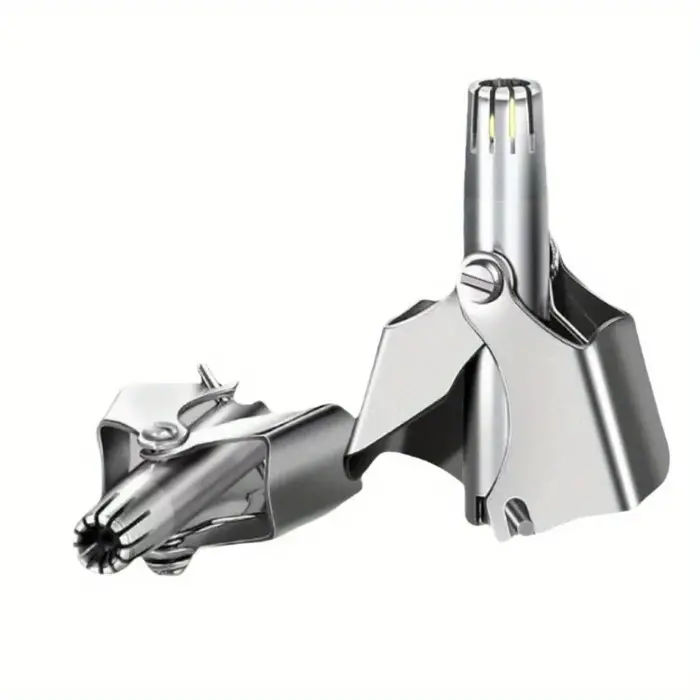 Tondeuse à poils de nez manuelle en acier inoxydable pour homme