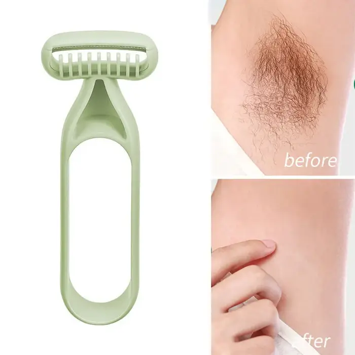 Rasoir non-sensoriel pour poils des aisselles, lame macro, rasage doux, épilateur pour jambes et aisselles pour femmes