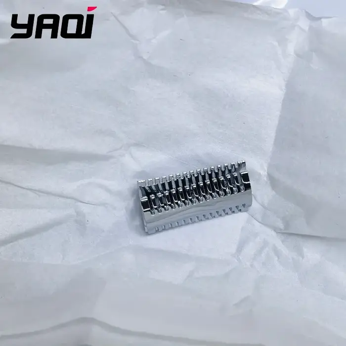 Nouveauté 2026 ! Tête de rasoir de sécurité YAQI Chrome Mellon pour homme