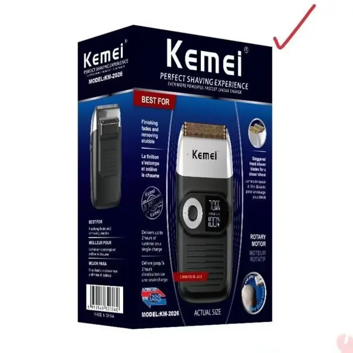 KEMEI rasoir KM-2026 KM-2027 KM-2028 KM-2031 lame