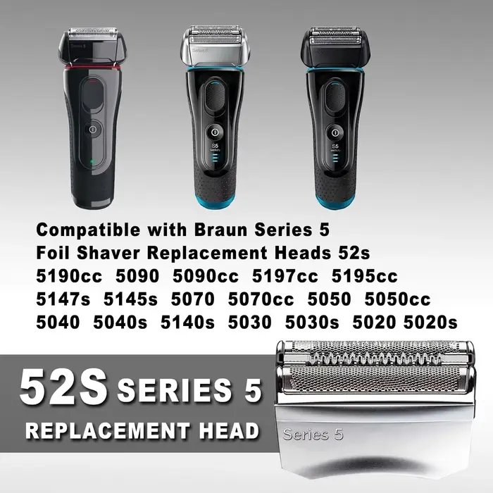Tête de rasoir 52S pour rasoirs 5190cc