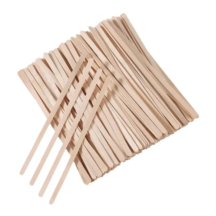 200/600 pièces femme en bois corps épilation bâton cire épilation bâtons jetables pour sourcils visa