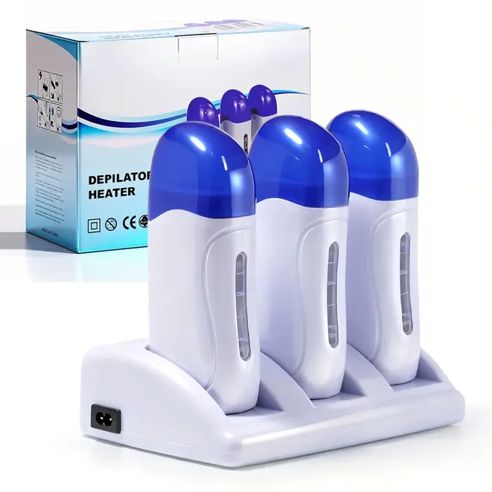 Chauffe-cire électrique portable pour l'épilation, idéal pour la cire chaude et la cire dure, adapté aux hommes et aux femmes, pour salon et usage domestique