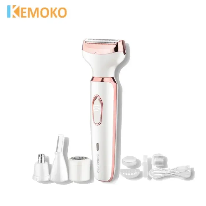 Tondeuse à cheveux électrique portable 2 en 1, épilateur pour femme, zone intime du visage pour épil