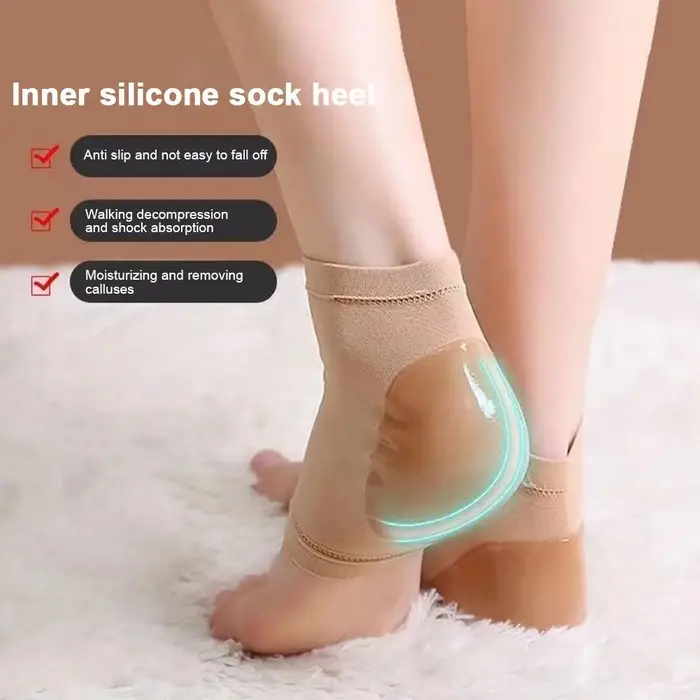 Chaussettes à talons pour fasciite plantaire
