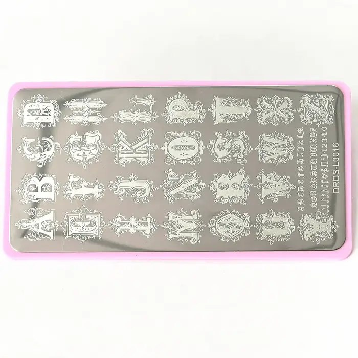 Plaques d'estampage de géométrie de ligne française 12x6cm