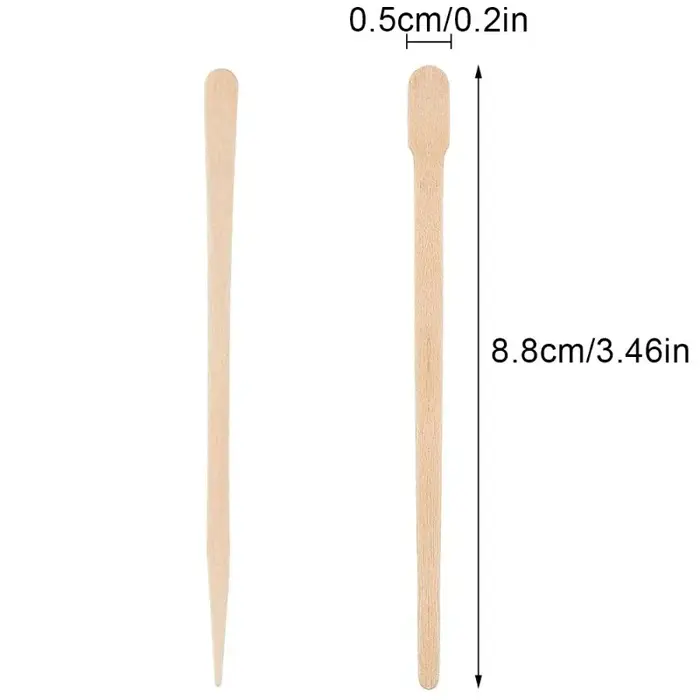 100/200 Bandes de cire dépilatoire pour sourcils