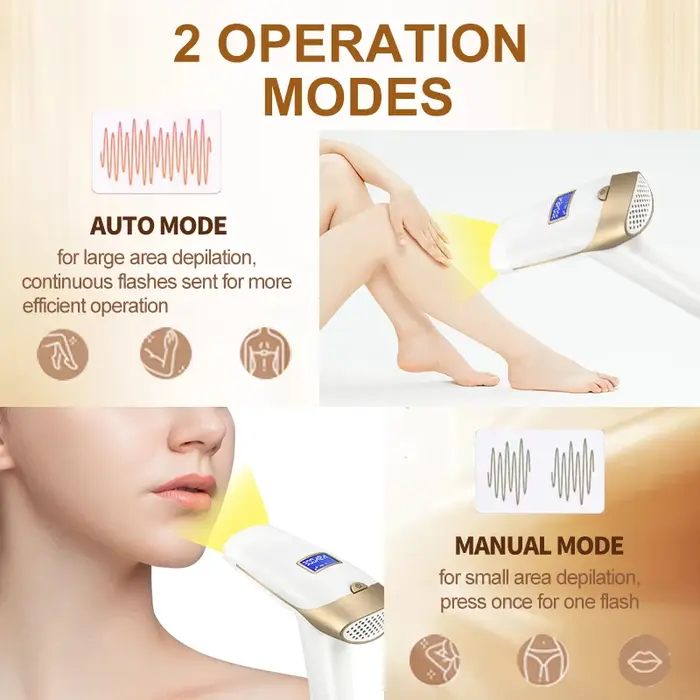 Épilation Laser 2 en 1 mise à jour