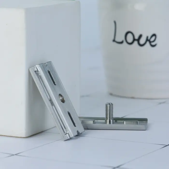 Tête de rasoir de sécurité en acier inoxydable Yaqi Tile 316