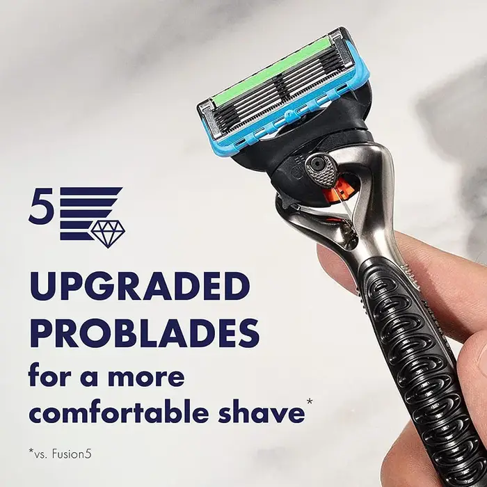 Gillette ProGlide Power rasoir hommes visage barbe rasage Flexball poignée Microcomb