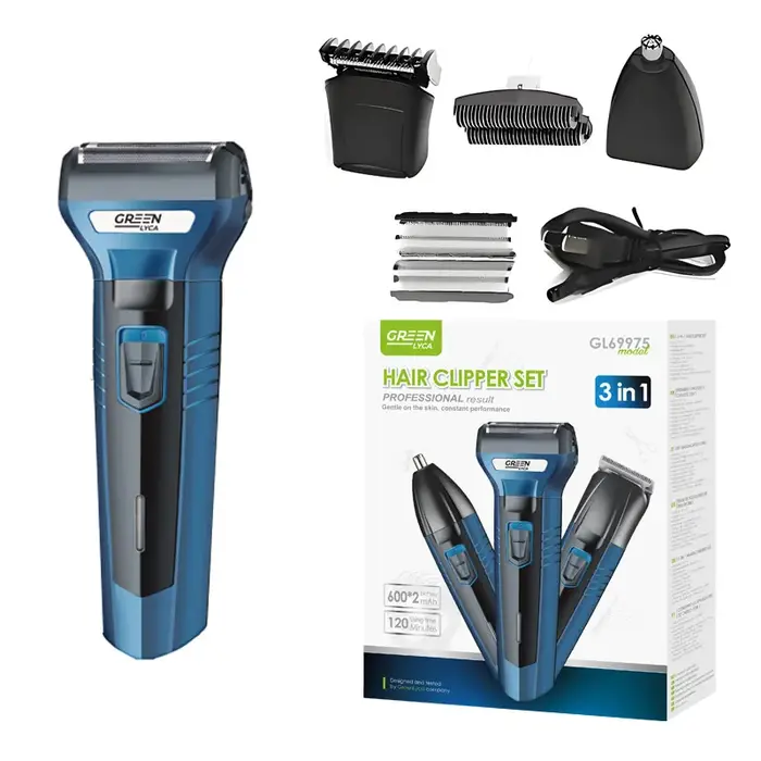 Tondeuse à cheveux professionnelle sans fil rechargeable pour hommes et femmes avec peignes de guida