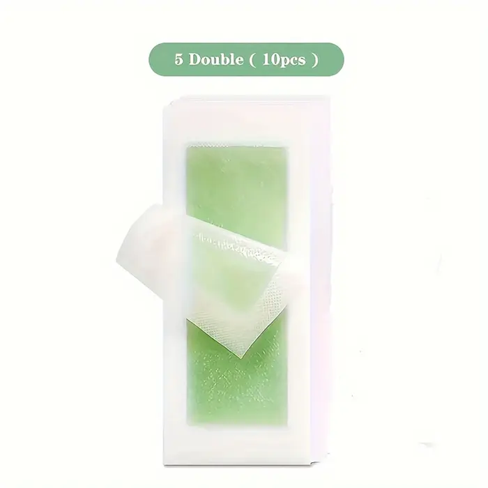 Viilife Bandes de cire d'épilation double face hypoallergéniques pour femme – Facile à utiliser pour
