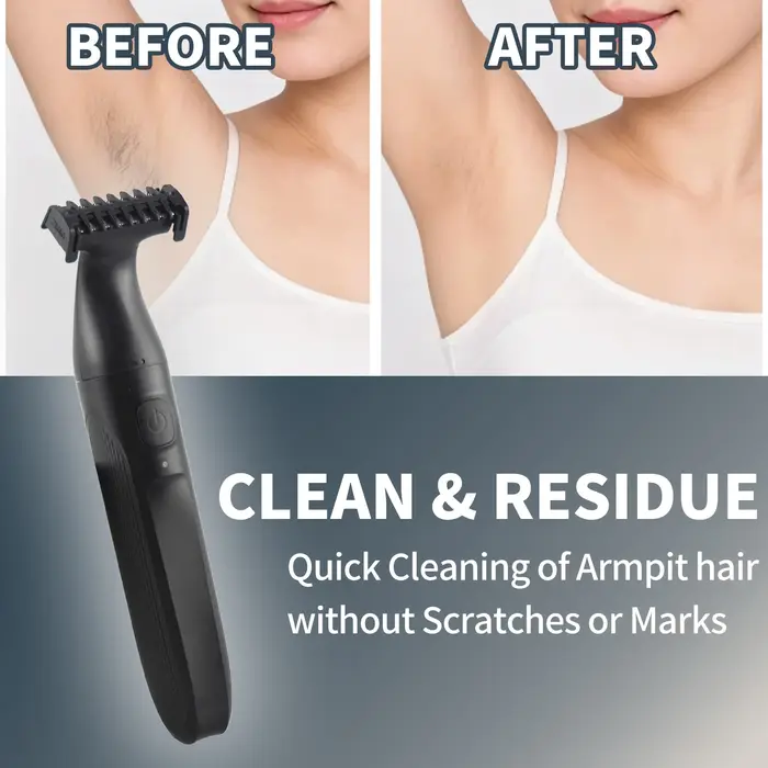 Ensemble de rasage électrique - Unisexe - Tondeuse à double usage USB, appareil d'épilation indolore, adapté aux aisselles, aux jambes, aux bras, aux barbes