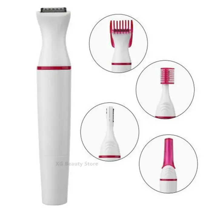 Épilateur électrique 5 en 1 pour femmes, épilateur multifonction, rasoir pour sourcils, aisselles, Bikini, jambes