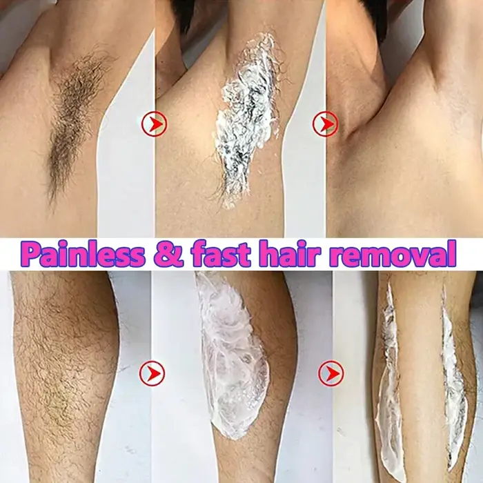 Crème d'épilation permanente pour hommes