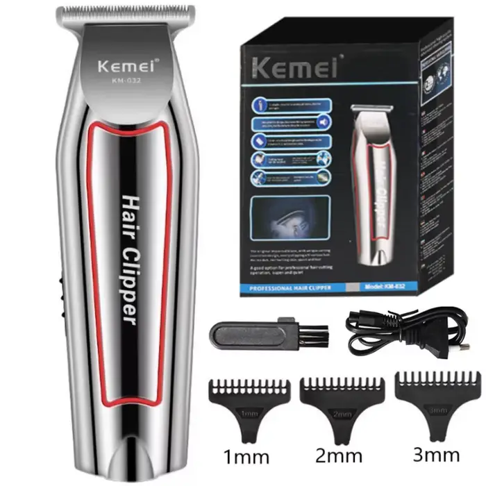 Kemei tondeuse à cheveux professionnelle tondeuse à barbe électrique pour hommes tondeuse à cheveux