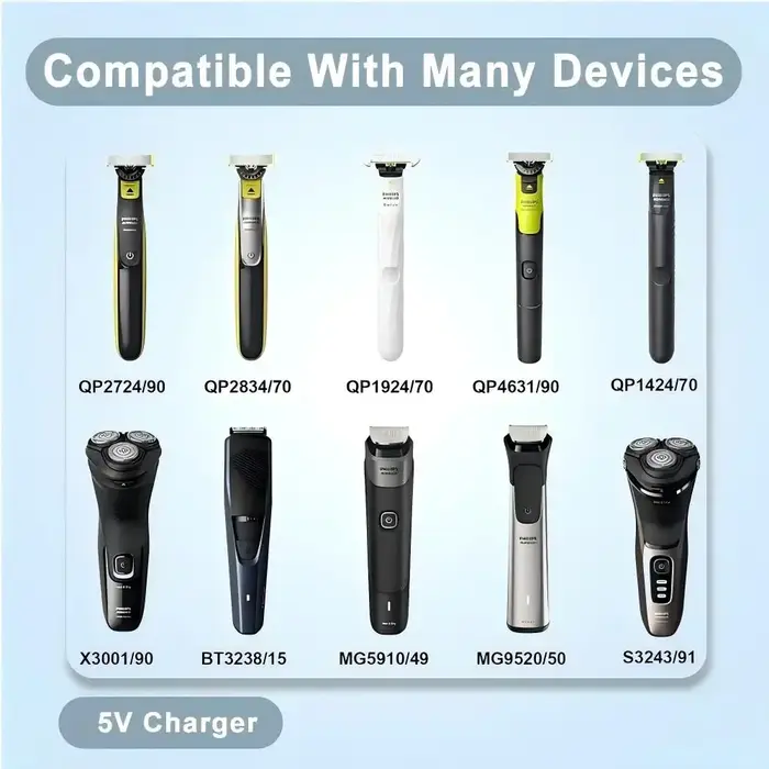 Adaptateur de rasoir 5V type-c