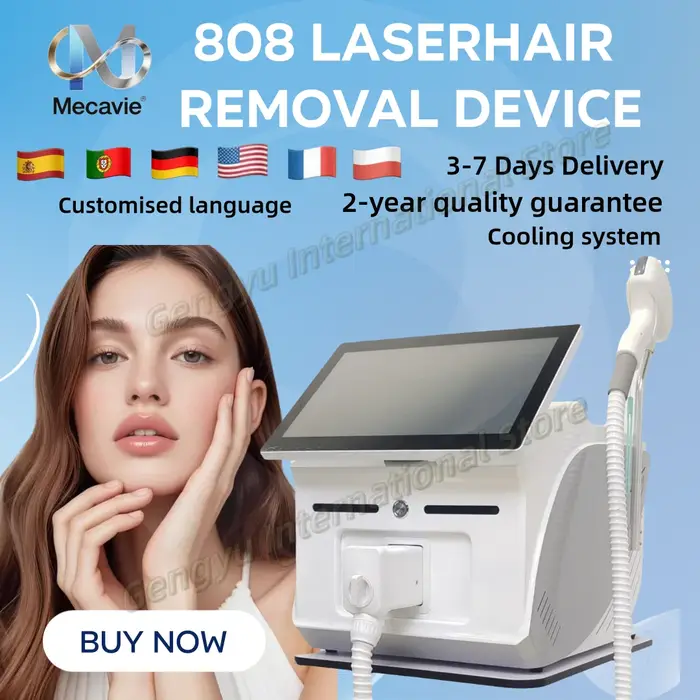 Épilation professionnelle portative de laser de diode Soprano 4 vagues 755 940 1064 808nm certificat CE dispositif d'alésandrite Permanent