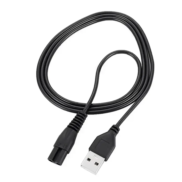 Câble de chargeur USB pour rasoir électrique, câble de chargement de remplacement, cordon d'alimenta