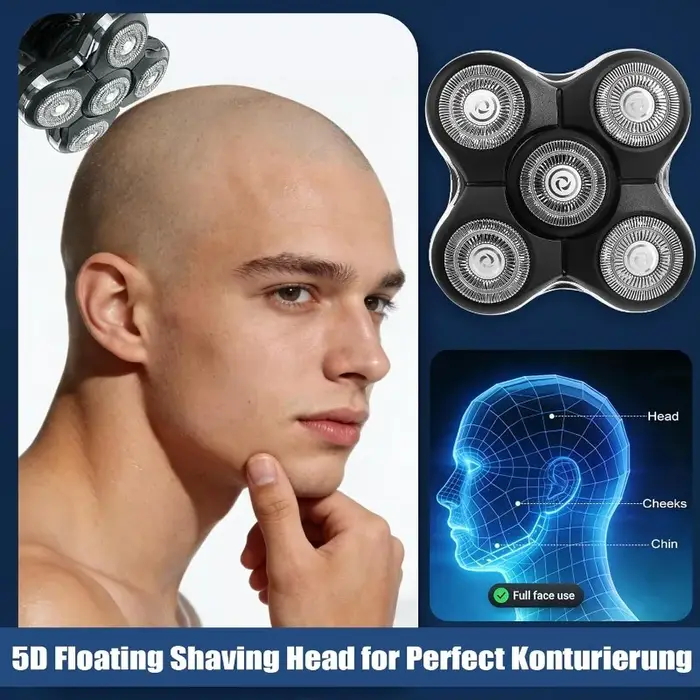 Têtes de remplacement pour rasoir électrique Remington Balder Pro modèle XR7000/RX5/XR1500