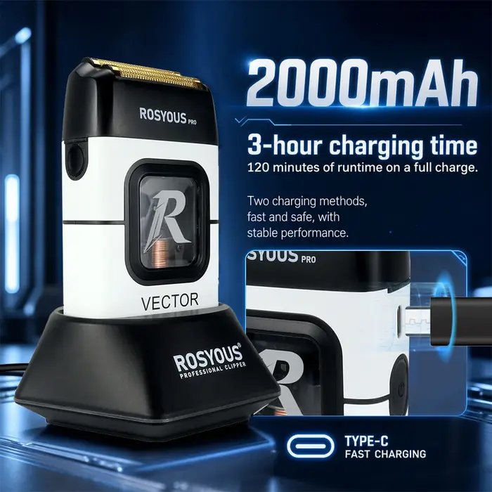 ROSYOUS Rasoir Électrique Professionnel pour Homme
