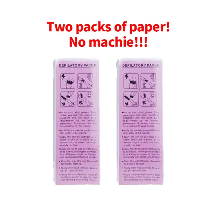 Chauffe-cire électrique portable pour épilation, double applicateur roll-on, pour hommes et femmes, 