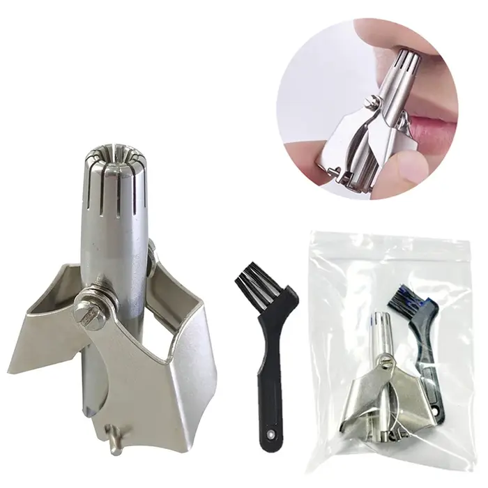 ^ nettoyeur de tondeuse à poils de nez pour hommes et femmes