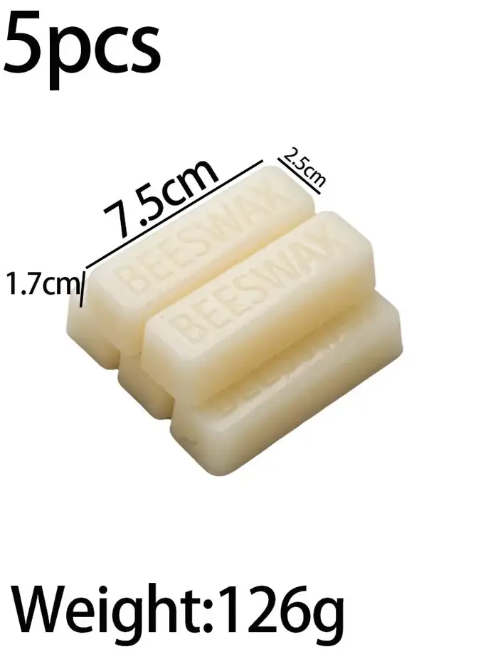 Blocs de cire d'abeille pure jaune et blanche, matériau de cirage de haute qualité pour la fabrication artisanale de bougies d'aromathérapie, 1 pièce/5 pièces