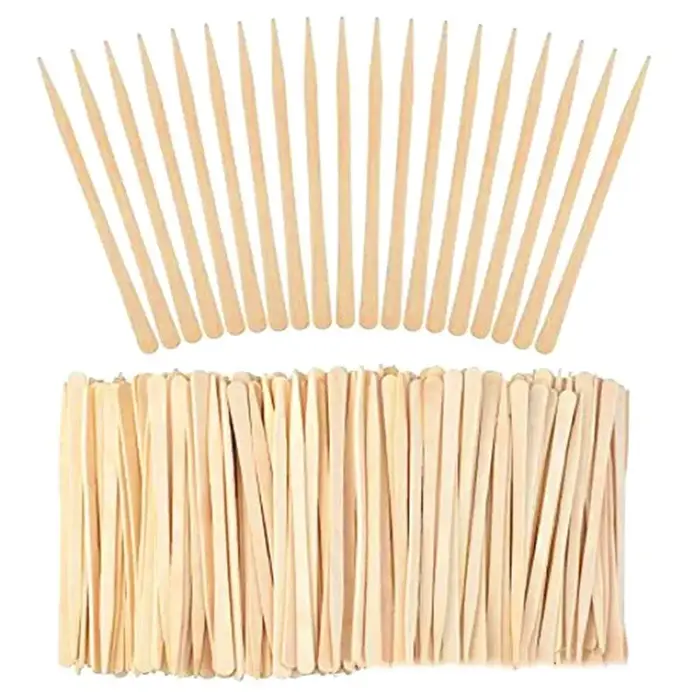 Bâtons d'épilation du corps en bois pour femme