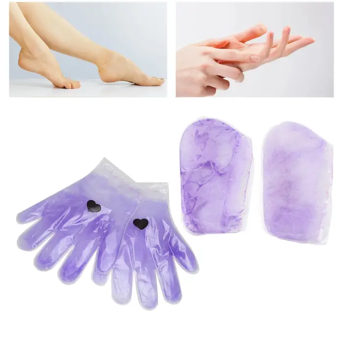 Gants en cire de paraffine