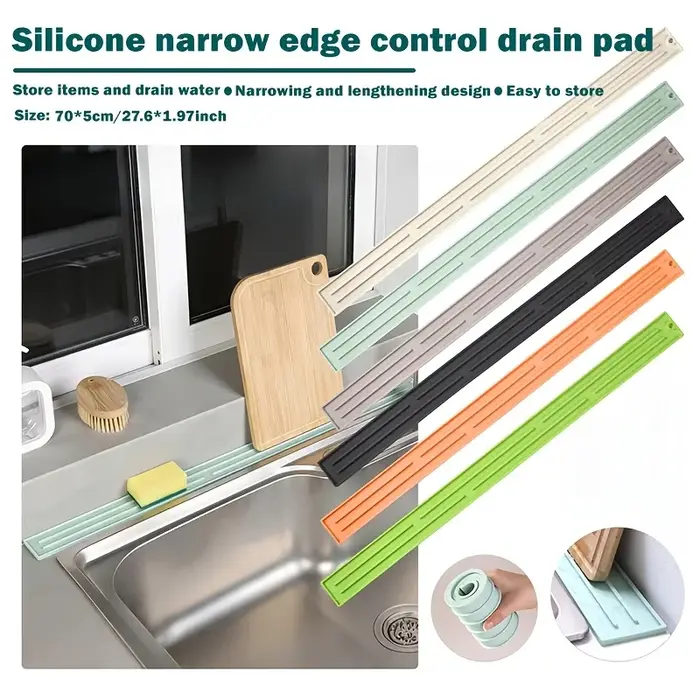 Tapis de séchage en silicone pour comptoir